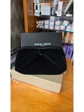 :Giorgio Armani Parfums Black Velvet Cosmetic Bag